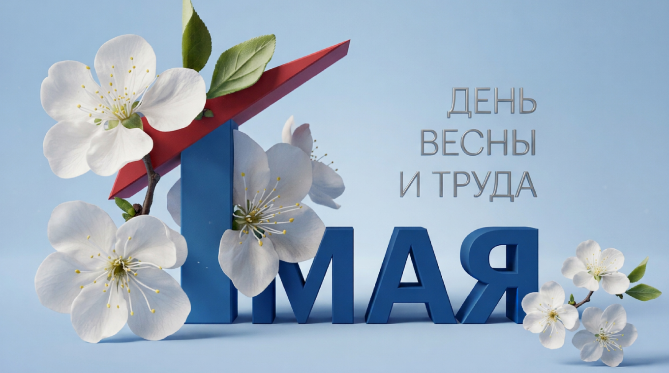  Поздравляем с 1 Мая! 